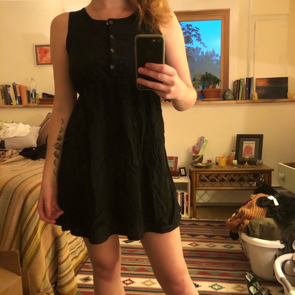 Black summer dress